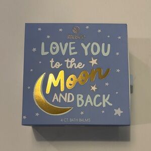 Musee Four Bath Balm Set - Pastel Blue & Gold Foil